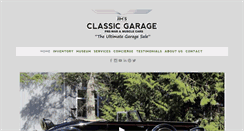 Desktop Screenshot of jimsclassicgarage.com